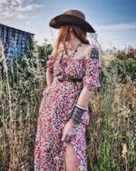 Aneya midi floral φόρεμα - Image 4