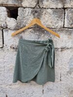 Camellia wrap mini skirt - Image 2
