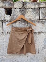 Camellia wrap mini skirt - Image 4