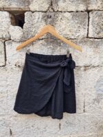 Camellia wrap mini skirt - Image 3