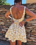 Ezri mini floral φόρεμα