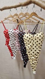 Polka bodysuit