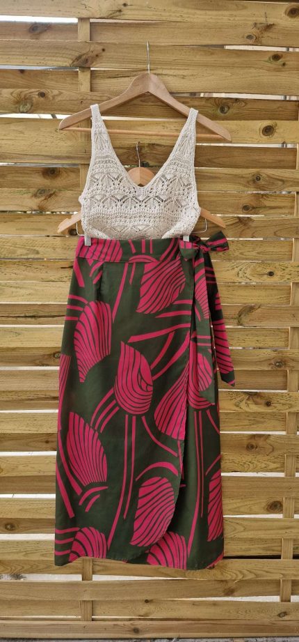 Amelia wrap pareo-skirt