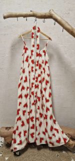 Sweetheart maxi viscose dress - Image 3