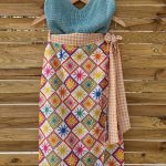 Summer midi wrap skirt
