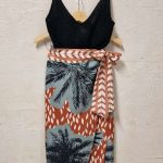 Creta midi wrap skirt