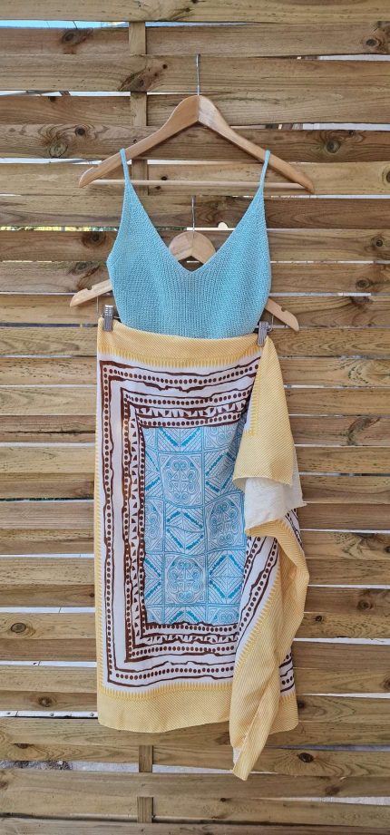 Kythnos linen midi pareo