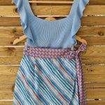 Skiathos mini wrap skirt