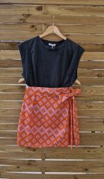 Thasos mini wrap skirt