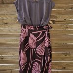 Amelia midi wrap skirt