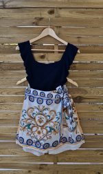 Brenin Gold mini wrap skort