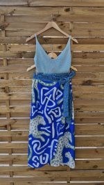 Spetses midi wrap skirt