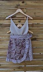Komo mini wrap skirt