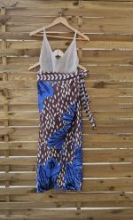 Creta midi wrap skirt