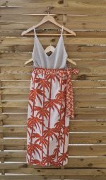 Corfu midi wrap skirt