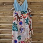 Ithaki midi wrap skirt