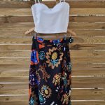 Ithaki midi wrap skirt