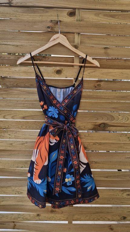 Sean mini wrap dress