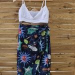 Poros midi wrap skirt