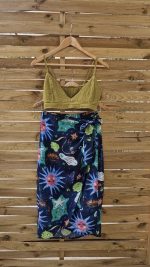 Poros midi wrap skirt - Image 2
