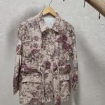 Floral jean jacket