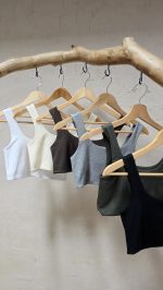 Lory cotton cropped top