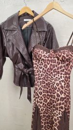 Borg leopard dress - Image 2