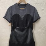 Gery mini skirt